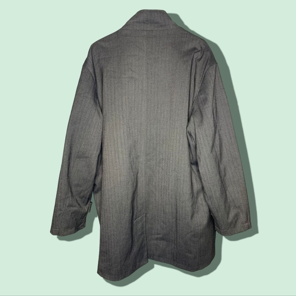 Calvin Klein Men's 2-in-1 Long Dress Jacket w/ Removable Inner Lining, Size 46R - Picture 3 of 11